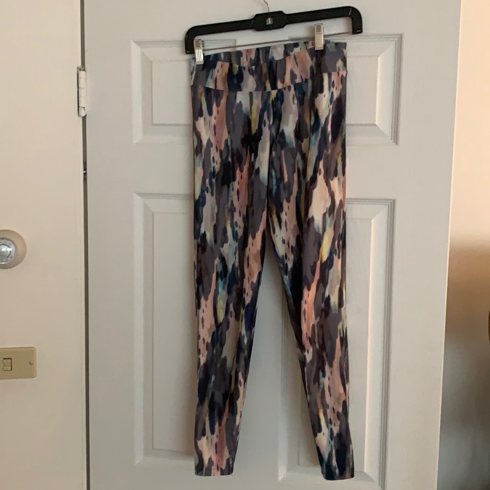Multi-colored yoga pants